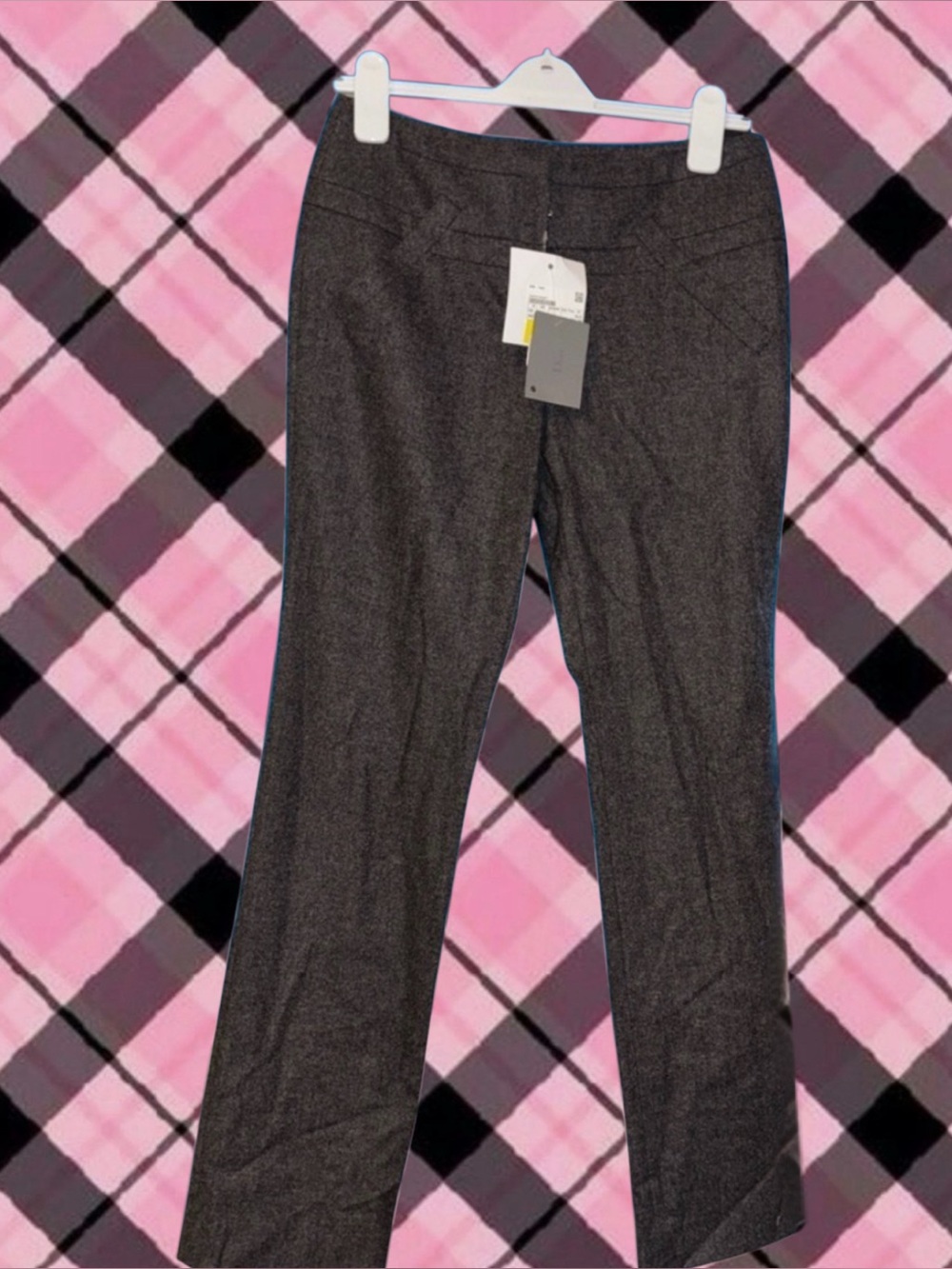 Dior NWT Gray Straight Leg Pants